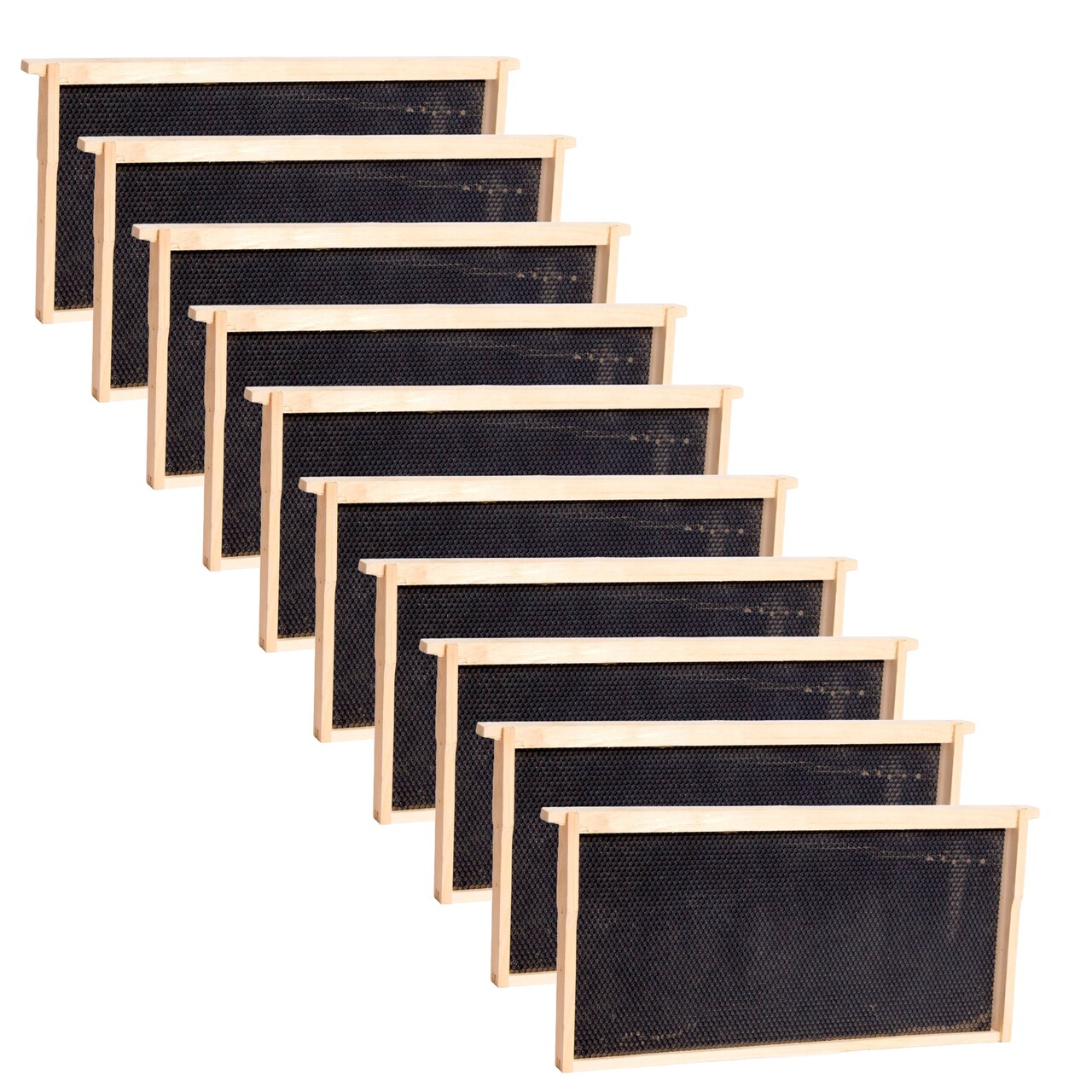 Stoney Acres Beekeeping Beehive Frame, Waxed Plastic Foundation, Deep Assembled, Honey Bee Hive, Amish Made